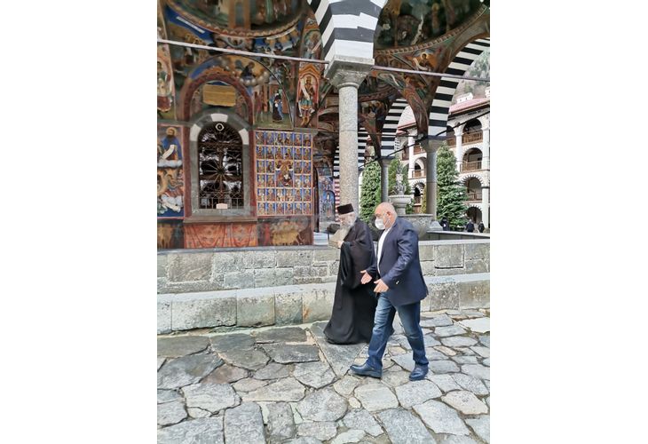 Премиерът Бойко Борисов на посещение в Рилския манастир Премиерът Бойко Борисов на посещение в Рилския манастир